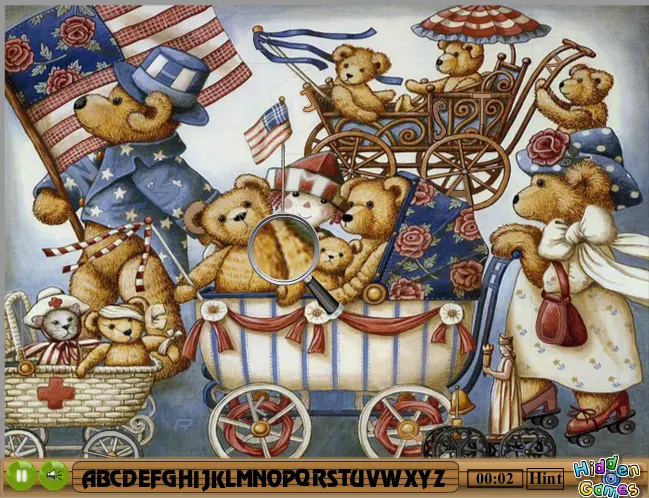 Hidden Alphabets Teddy