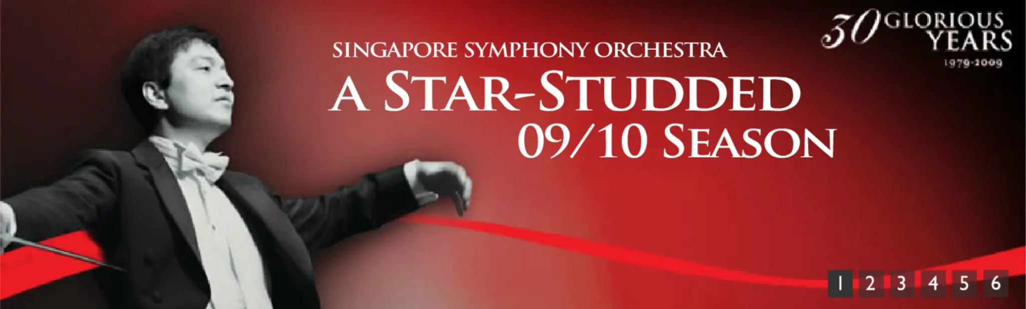 Singapore Symphony Orchestra: May 2009 Website Banner