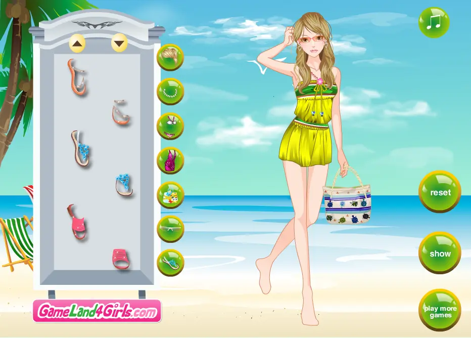 Sunny Beach Day Dress Up
