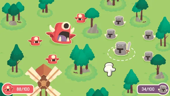 Mock RTS animation