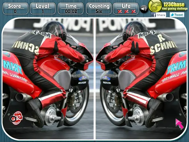 Motoracing - Spot the Difference