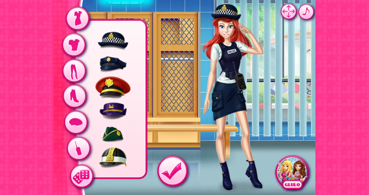 Disney Girls At Police Academy