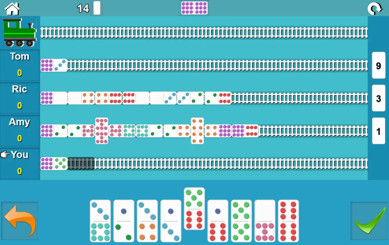 Train Dominoes