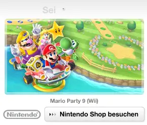 Amazon Nintendo Shop Banners