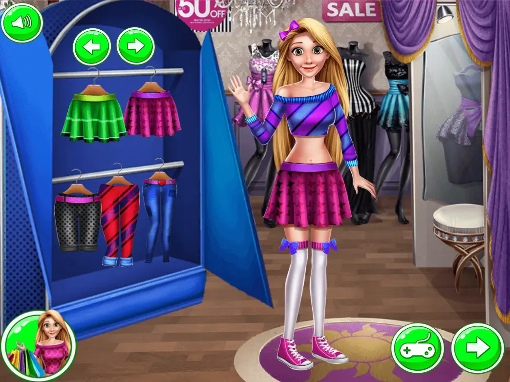 Girls Mall Shopping