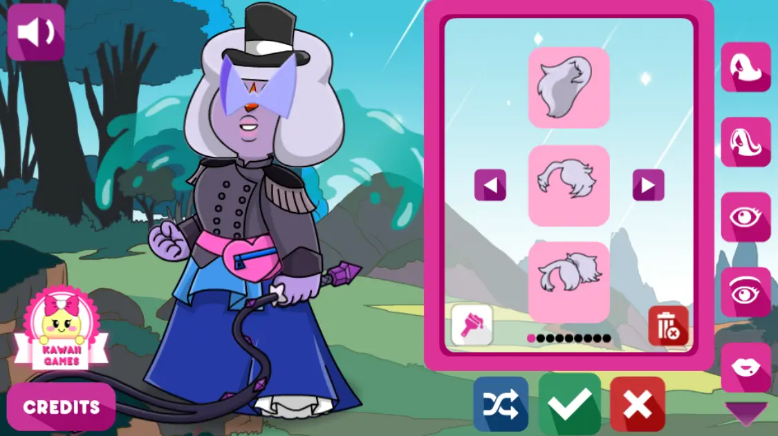 Purple Jewel Dress Up