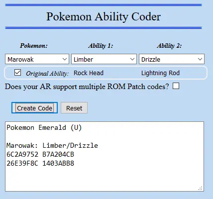 Pokemon Ability Coder