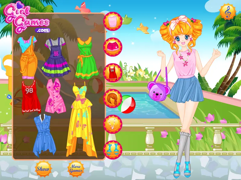 Summer Anime Cutie Up