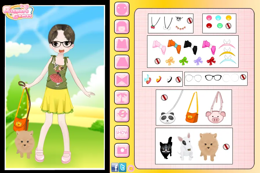 Anime Summer Outfits Dress Up Game