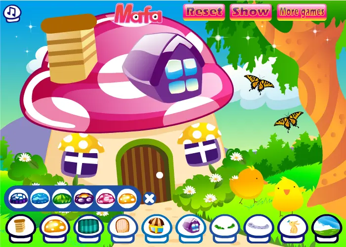 Fantasy Mushroom Decoration