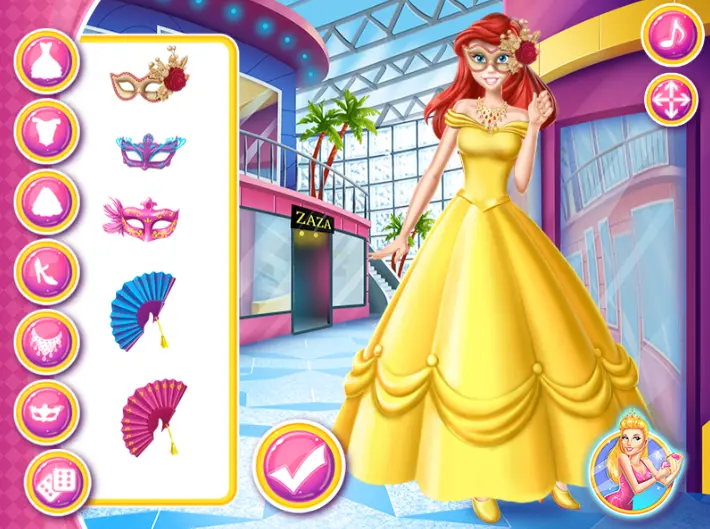 Princesses At Masquerade