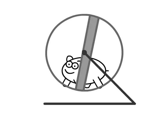 Funny Cute Hamsterwheel 2