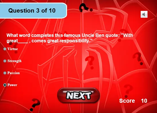 Spiderman Trivia