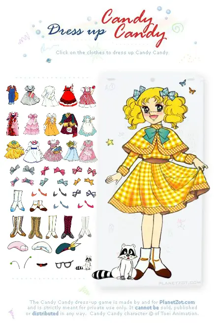 Dress up Candy Candy