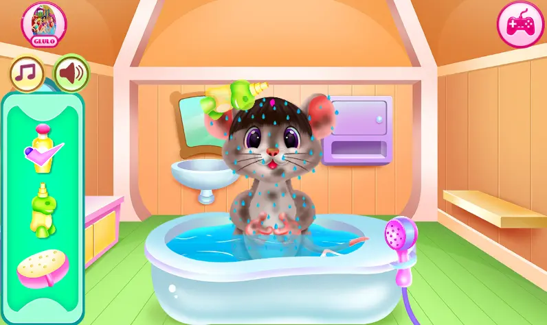Cute Mouse Caring And Dressup