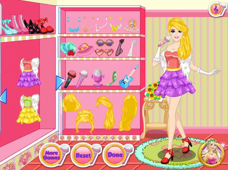 Popstar Barbie & Daughter