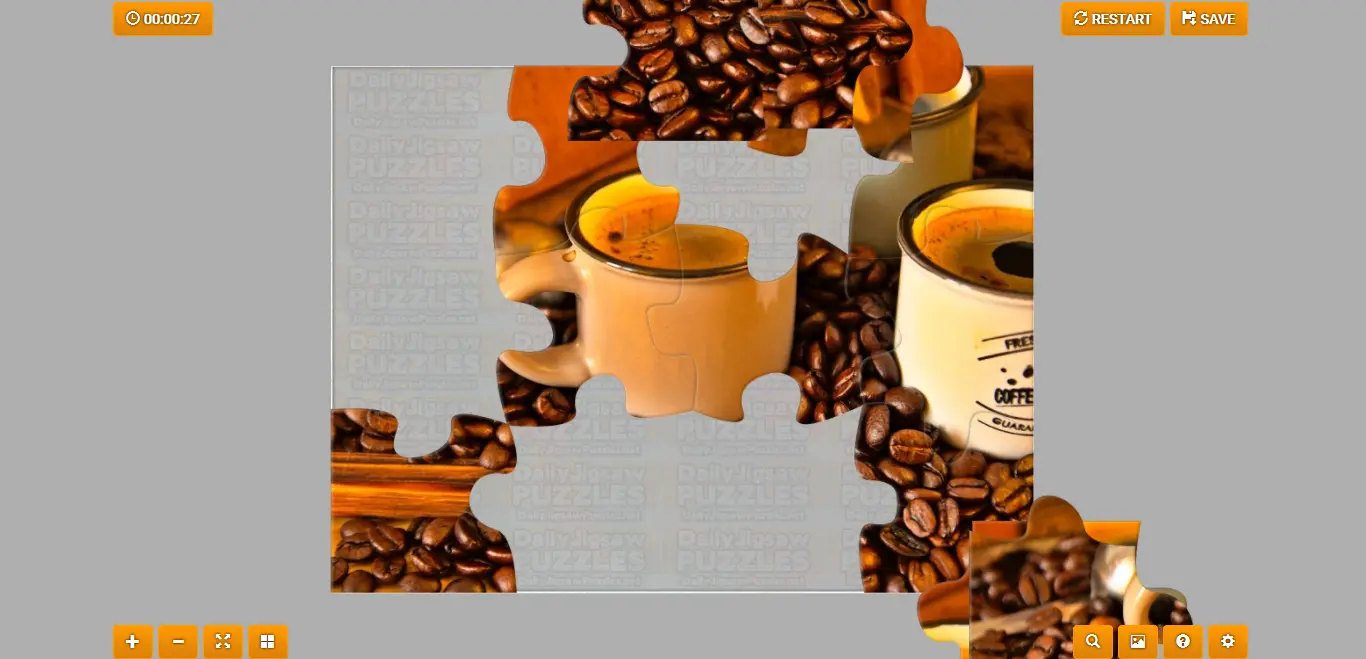 Freshly Brewed Coffee Jigsaw Puzzle Game