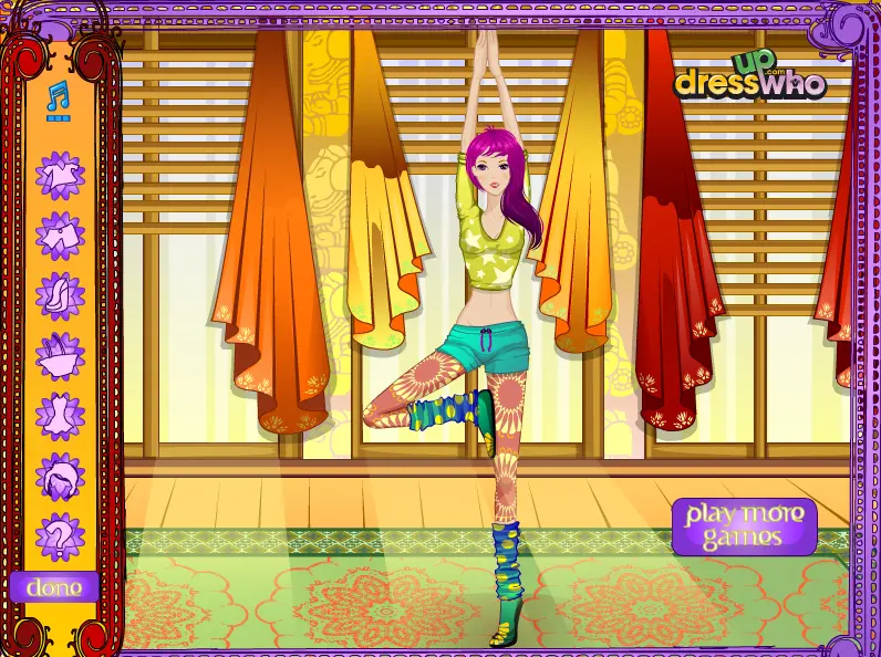 Yoga Class Dressup