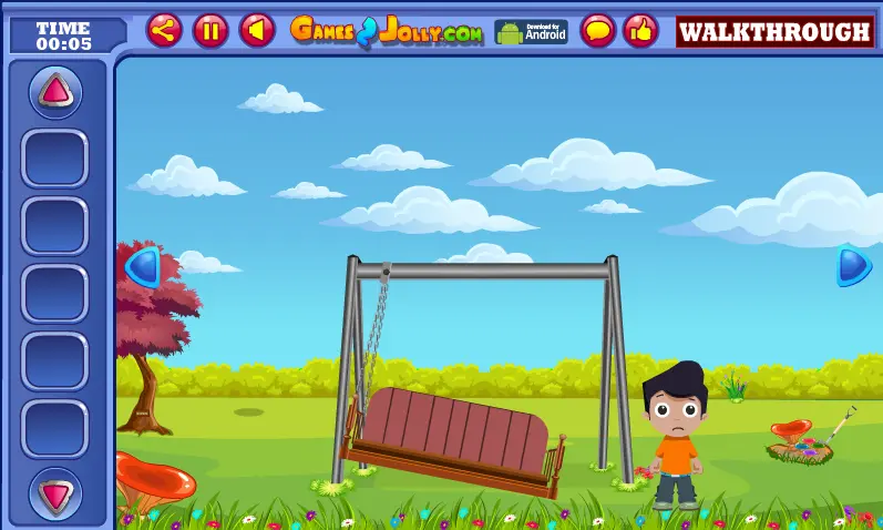 Cute Boy Swing Escape