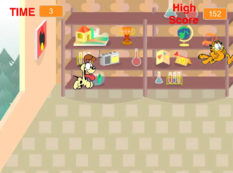 Garfield run!