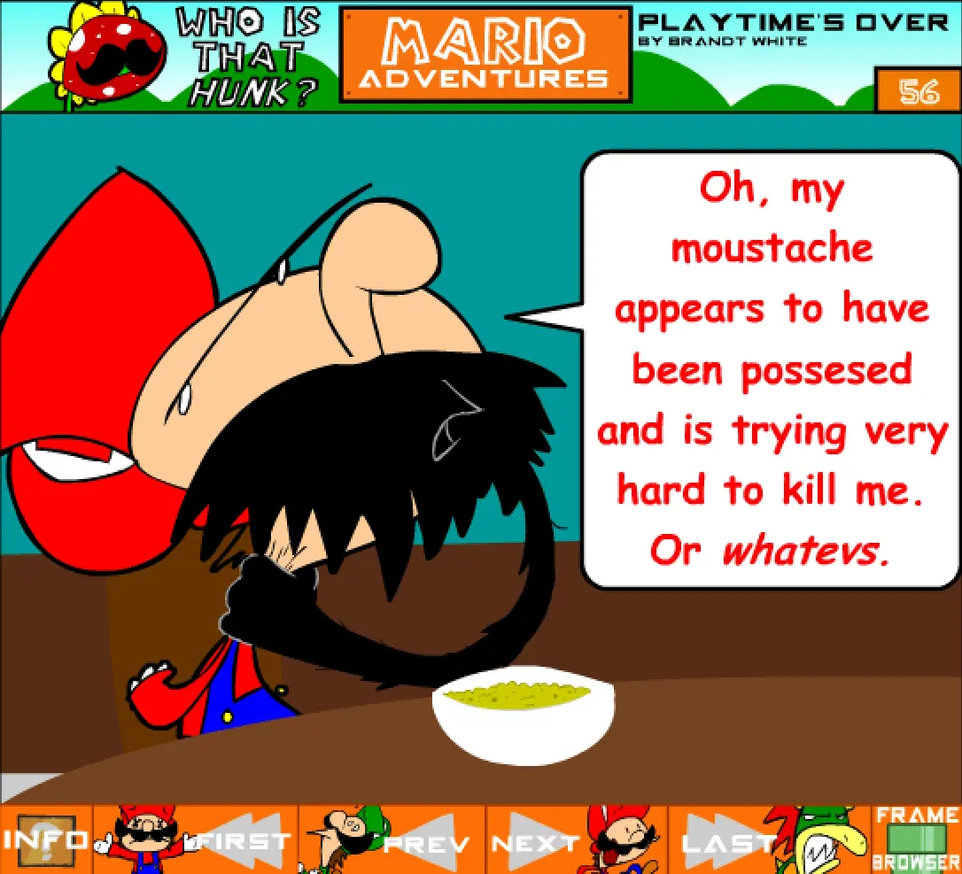 Mario Adventures #34 'Stiff Upper Lip'