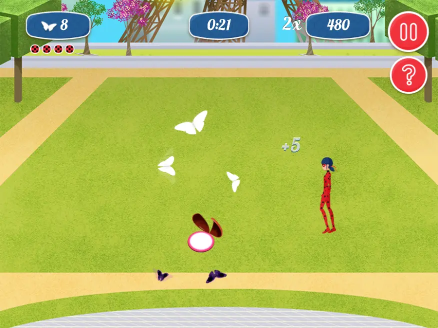 Ladybug: Capturando Borboletas