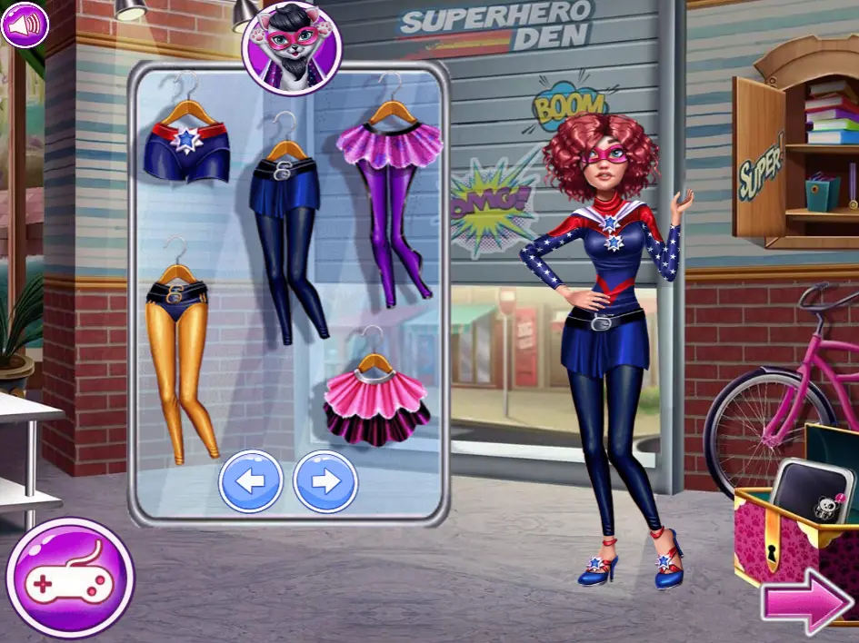 Superhero or Cute Girl