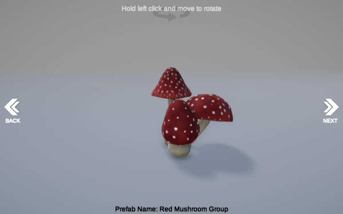 (Low Poly) Mushrooms Pack