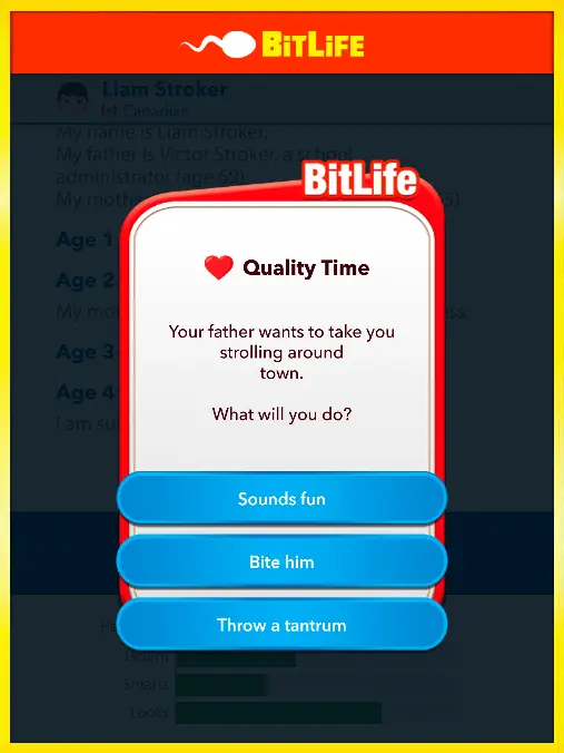 BitLife Interactive Advertisement