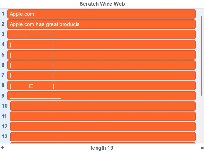 Spriteless Search Engine