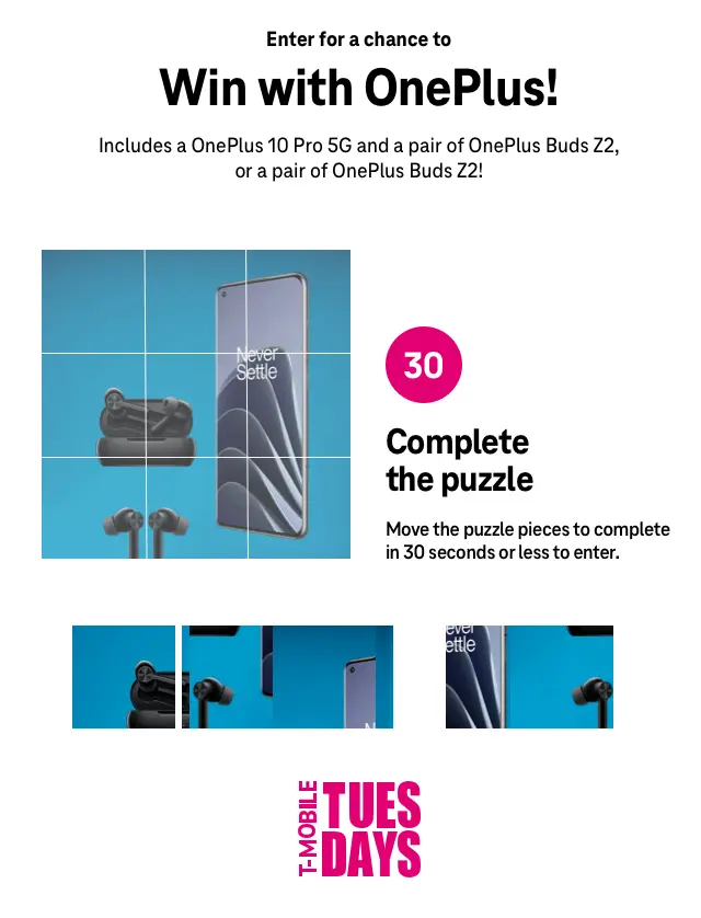 T-Mobile Tuesdays: Win with OnePlus!