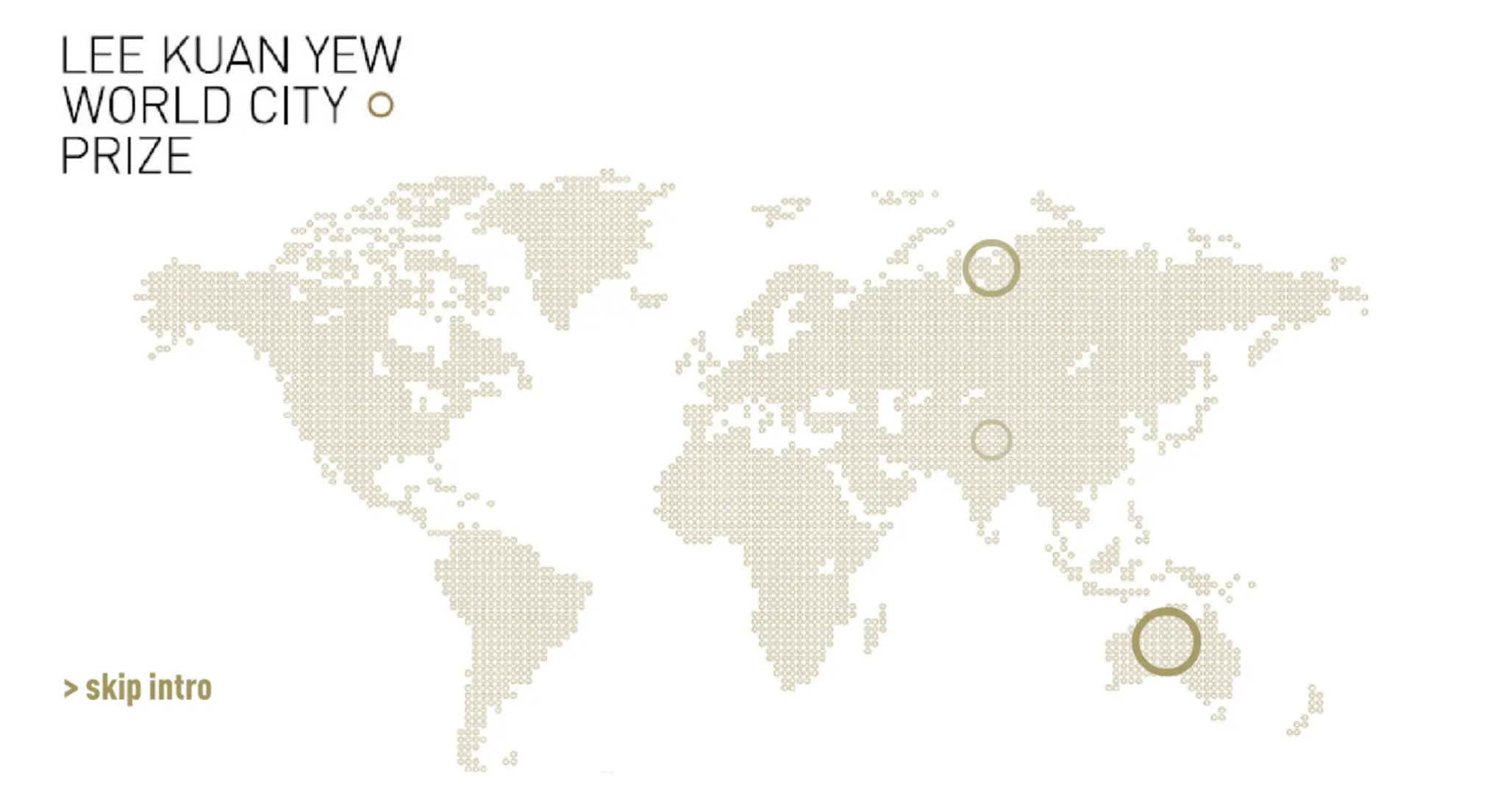Lee Kuan Yew World City Prize 2011 Website Intro (Singapore)