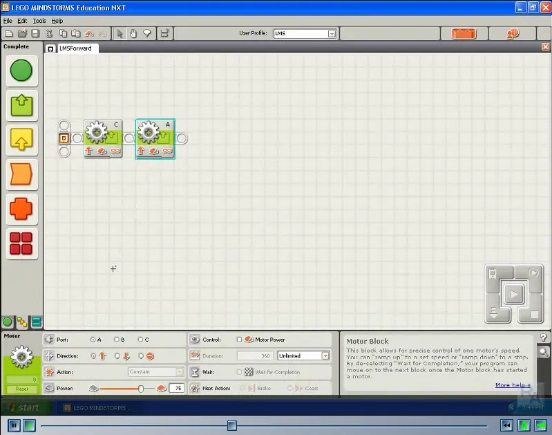 Lego Mindstorms NXT: Software Overview