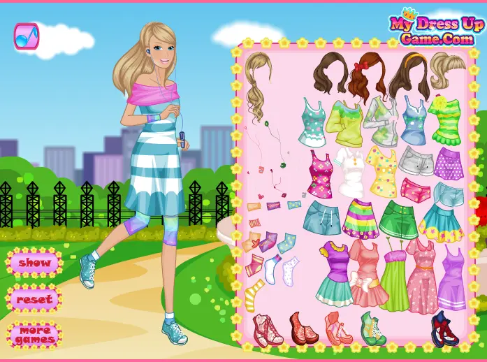 Barbie Morning Exercise