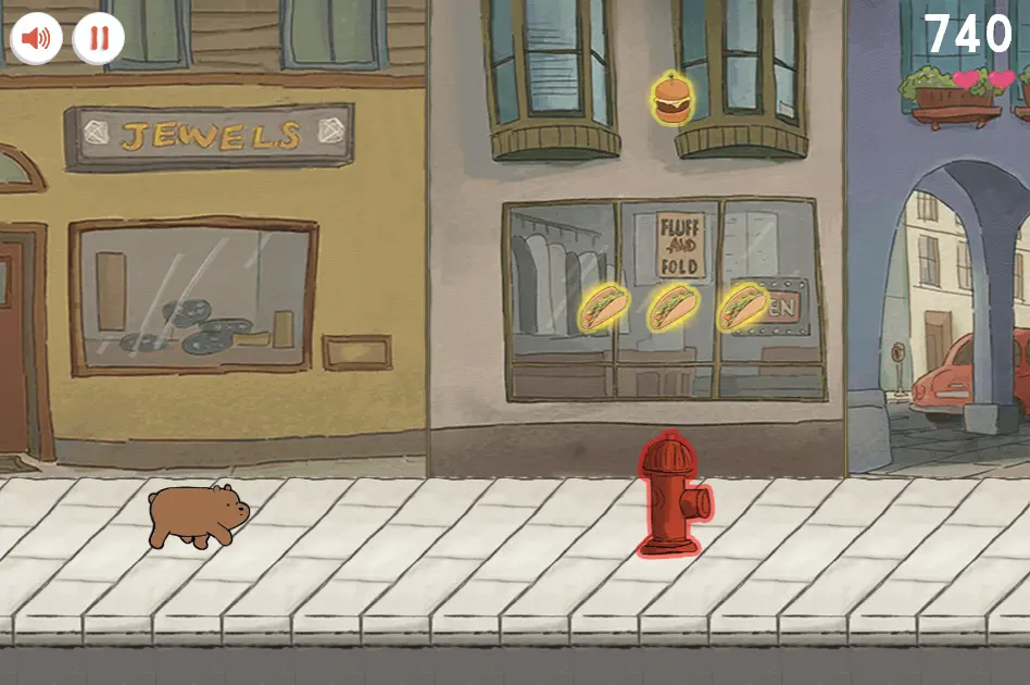 We Bare Bears: Downtown Bear Run