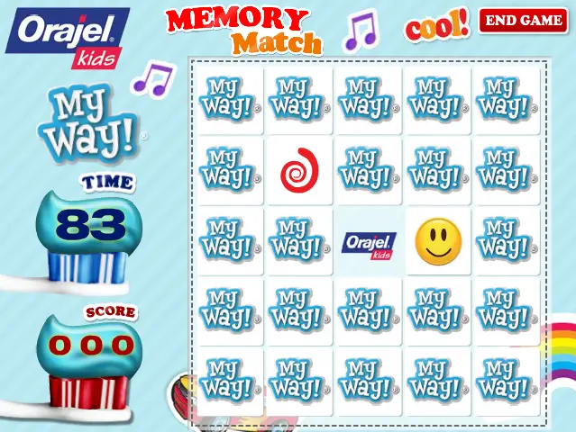 Orajel Kids Memory Match
