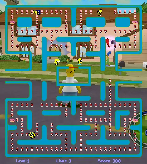 Flash The Simpsons Pacman