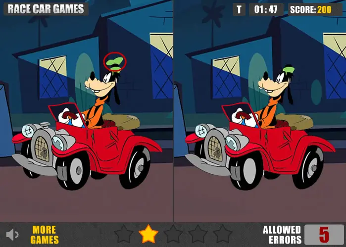 Goofy Car Differences