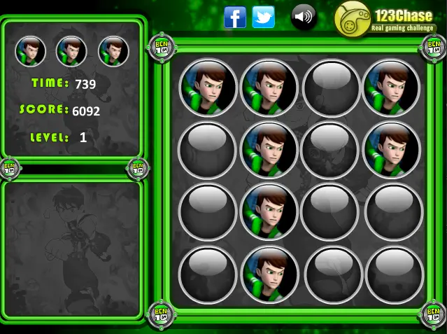Ben 10 vs Alien - Memory Balls