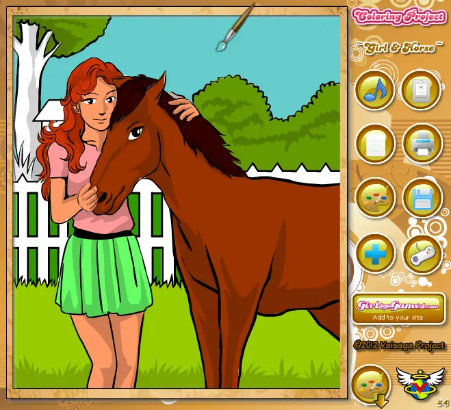 Girl & Horse