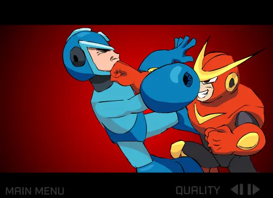 Mega Man vs. Quick Man