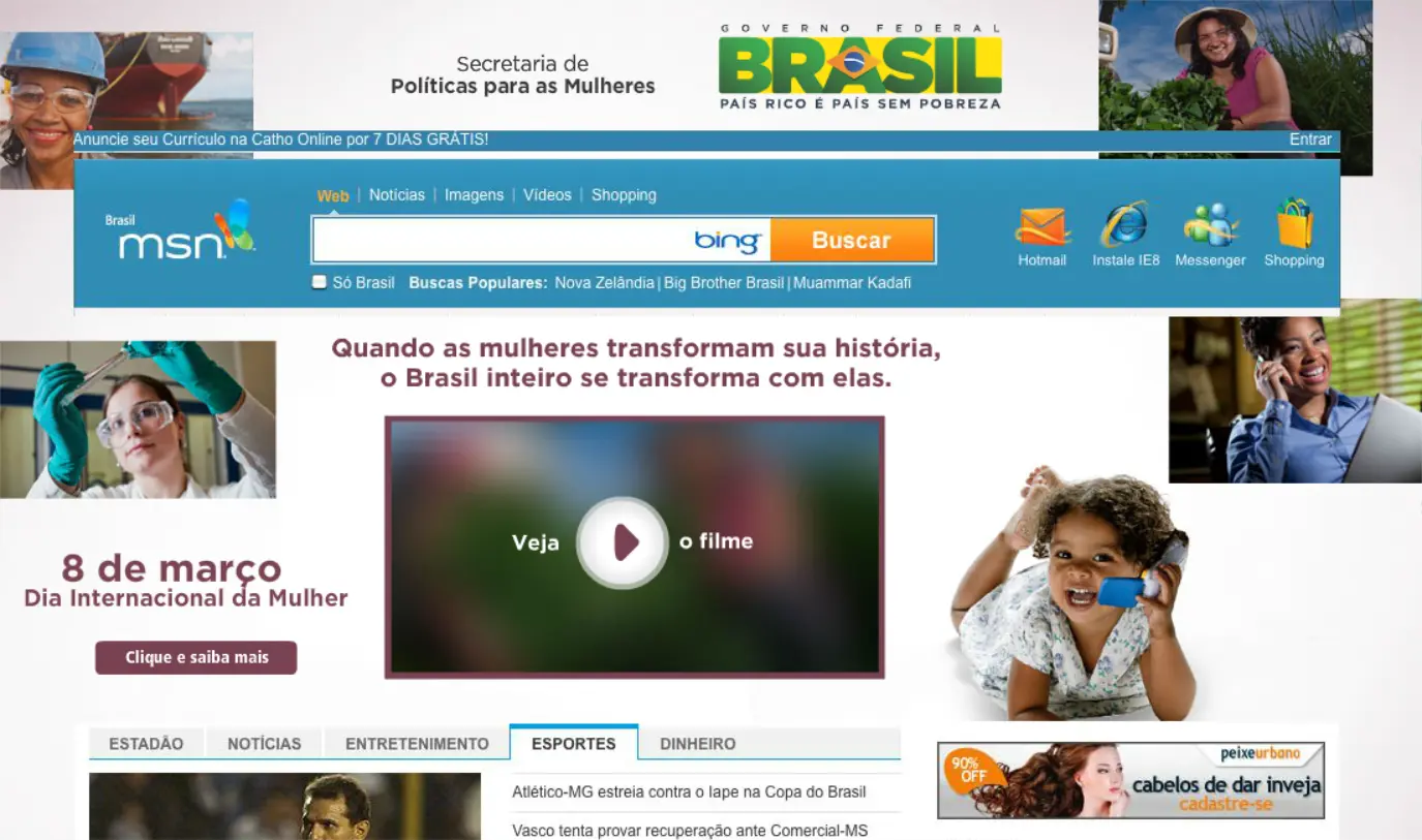 Brasil MSN: SECOM Dia da Mulher