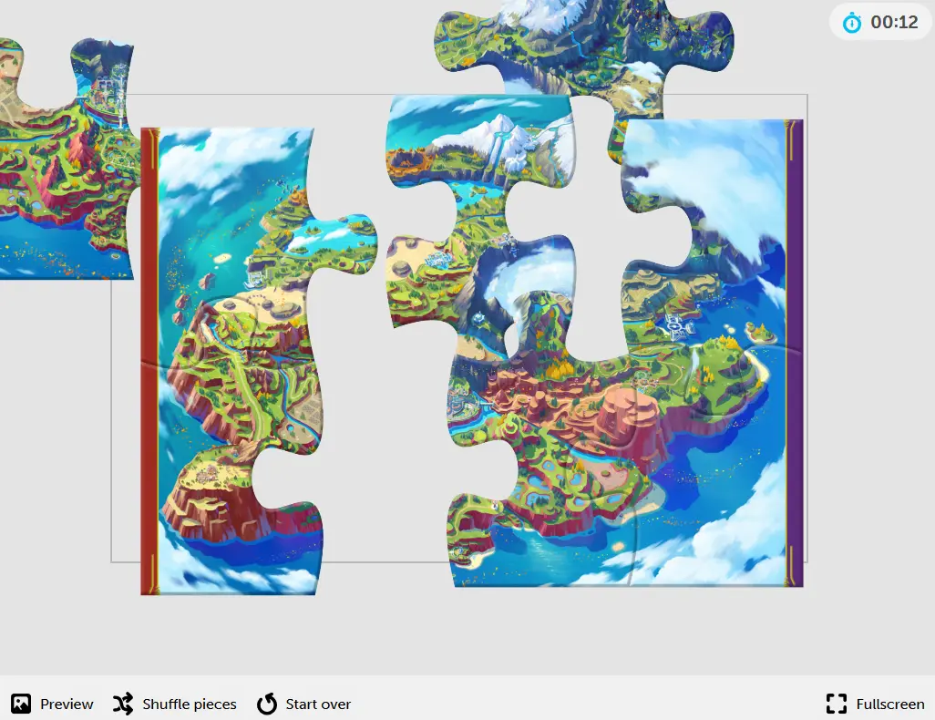 Paldea Online Jigsaw Puzzle - Pokémon Scarlet & Violet