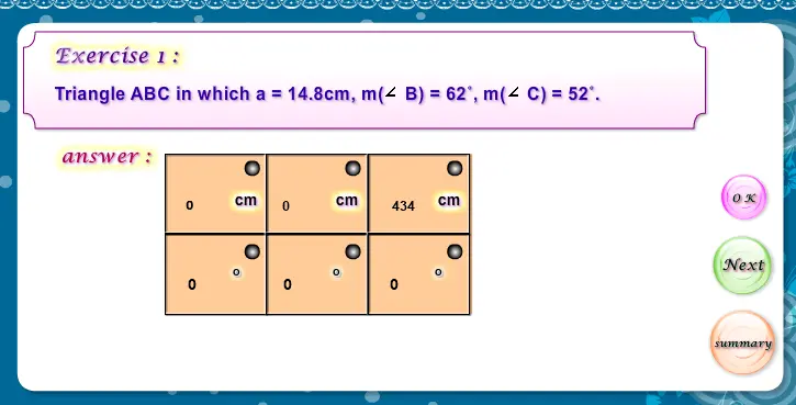Solving the triangle