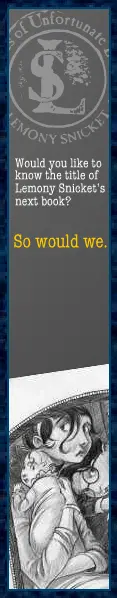 Lemony Snicket's Next Book - Vertical Ad