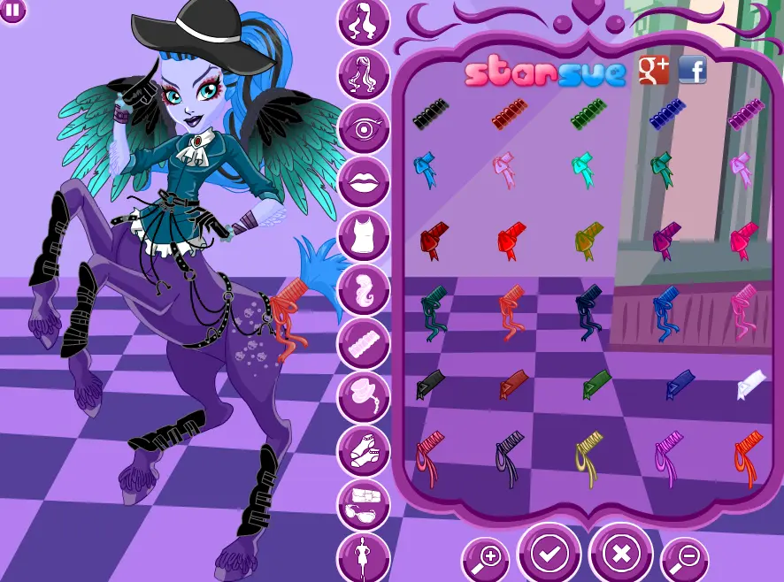 Monster High Freaky Fusion: Avea Trotter Dress Up