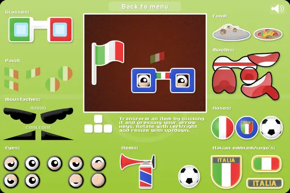 Dress Up Yourself! 4: World Cup Edition Italian Fever