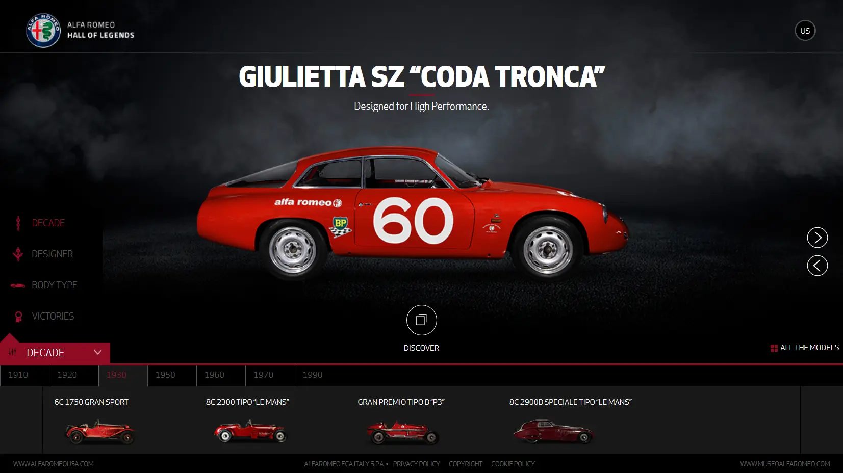 ALFA ROMEO - Hall of Legends