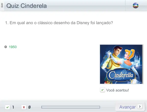 Quiz Cinderela