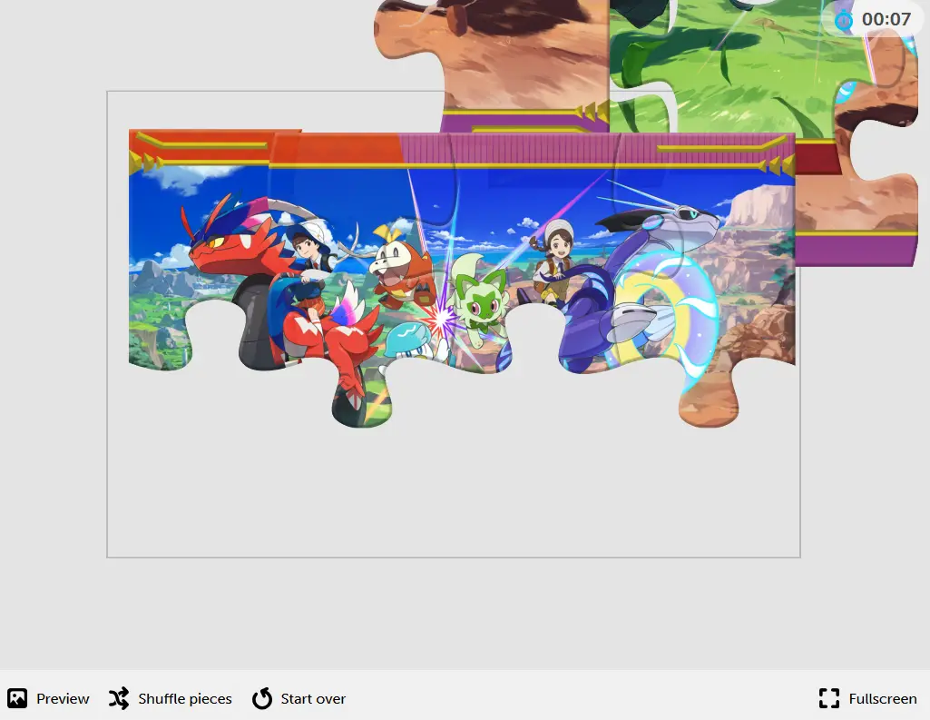 Pokémon Scarlet and Pokémon Violet Jigsaw Puzzle
